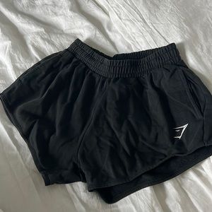 Gymshark training black sweat shorts